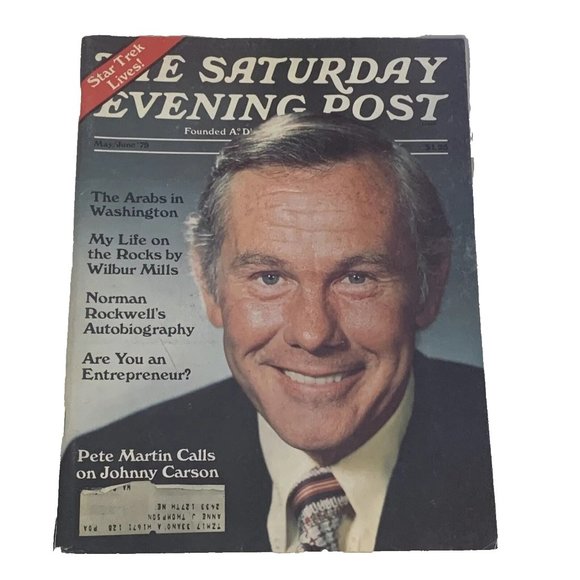 The Saturday Evening Post Star Trek Johnny Carson June 1979 magazine - Picture 1 of 9
